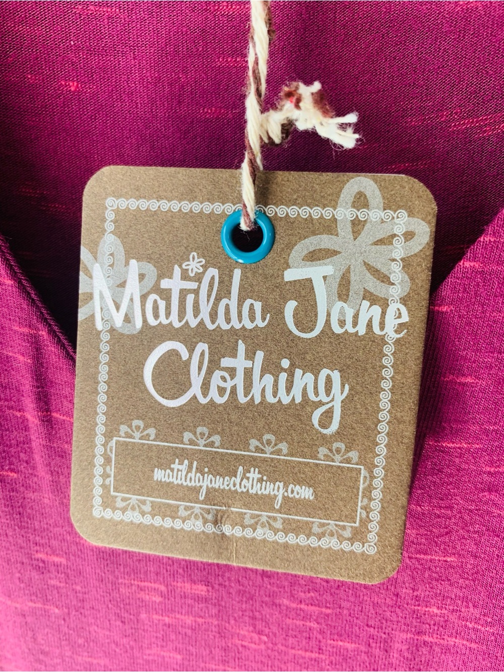MATILDA JANE Chasing Waterfalls Purple Jersey Tie Waist Maxi Dress Size XL NWT - Picture 10 of 10
